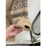 Vintage Hilda Icelandic Wool Knit Coat Sweater Jacket White Gray Iceland Size XS Photo 8