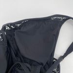 Becca  Swimsuit Size Large One Piece Black Crochet NWT Plunge V-Neck Color Play Photo 7