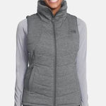 The North Face Pseudio puffer vest gray women’s size medium winter casual Photo 0