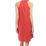 Sigrid Olsen  Womens Pure 100% Linen Beachy Vacation Halter Dress Size M Photo 2