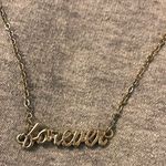 Brandy Melville Gold Choker “Forever”  Photo 0