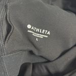 Athleta  black conscious crop bra top large Photo 11