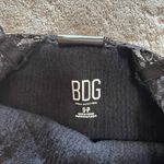 Urban Outfitters BDG Black Ribbed Lace Trim Women’s Baddie Tank Top  Sz S EUC Photo 3