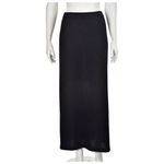 St. John Black Santana Knit Long Maxi Skirt Photo 1