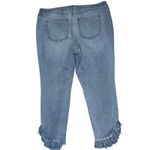 Lane Bryant Women's SZ 20  Jeans Bottom Leg Detail Pockets Light Wash Light Blue Photo 3