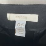 Chico's Chico’s Black Satin Waist Full Length Trouser Pants .5 S Photo 3