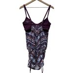 Athleta  Wild Bloom‎ Marrakesh Tankini Top/Swim Dress 34 D/DD Purple Geometric Photo 3