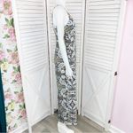 Loft Paisley Sleeveless Surplice Top Wide Leg Jumpsuit Black Multi Size 0 Photo 3