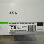 APL  Women's Iconic Phantom Sneakers - Deep Brown and White Photo 5