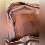 Aerie  OFFLINE Faux Leather Brown Legging size L Photo 4