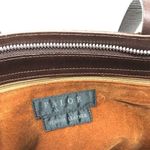 FALOR Brown leather tote purse, made in Italy Photo 6