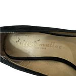 Bettye Muller Bettye by  Black Suede Round Chunky Heels Toe Pump Shoes Photo 6