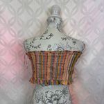 Anthropologie ‎ Pilcro Rainbow Smocked Crop Tube Top Size M Photo 8