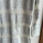 Something Navy Metallic Stripe Sweater Dress Photo 4