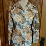 Vtg 70s big collar polyester disco shirt Photo 2