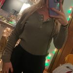 Poof New York Green Waffle Long Sleeve Photo 0