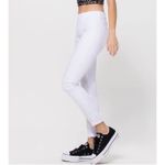 Cello Mid Rise Pull On Double Rolled Cuff Crop Skinny Pants White Size XL Photo 3
