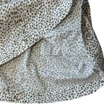 J.Crew  Womens Brown Animal Print Short Sleeve Collared Mini Dress Size 4P Photo 4