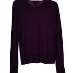 Casual Corner Womens Top Size Large Purple V Photo 4