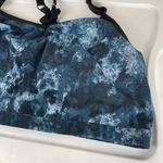 Livi Active Tie Dye Printed No Wire Sports Bra Sz 26/28 Black Blue Photo 4