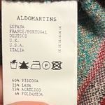 Anthropologie  Aldomartins Dress Viviana Animal Print Striped Sweater Dress M EUC Photo 9