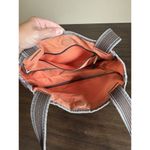 Life is Good  Purse Shoulder Bag Tote 9x13x4” Pink Magnetic Closure Pockets Photo 6