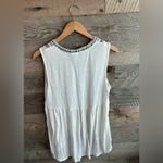 Knox Rose White Embellished Sleeveless Blouse Photo 1