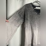 M. Rena Grey Ombré Oversized Pullover Sweater Small Gray Photo 4