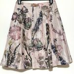 Ted Baker  Quincci Torchlit Full Floral Pleated Skirt Size 4 Photo 3