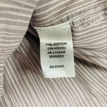 J.Jill Women’s Large Button Down Stripe Long Sleeve Shirt Polo Collar Top Photo 9