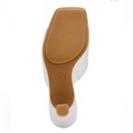 Anne Klein  Women's Jerilyn Square Toe Dress Sandals- White- Size 7 Photo 4