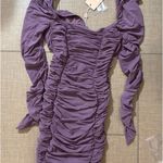Oh Polly  purple mesh mini dress Photo 6
