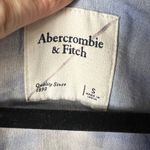 Abercrombie & Fitch linen boyfriend button up top blue tie dye women’s size S Photo 5