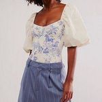 Free People  Prairie Rose Bodysuit Photo 0