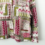 DRAPERS & DAMONS | Vintage BikerJacket Paisley Floral Boho Patchwork | Medium Pink Photo 3