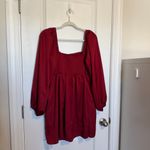 Abercrombie & Fitch  Emerson Satin Long-Sleeve Mini Dress Photo 6