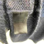 Tibi  Cardigan Sweater Womens Small Gray Blue‎ Fuzzy Knit Pockets Button Front Photo 10