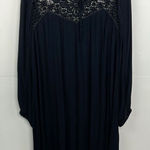 American Eagle  Crochet Black solid Dress v neck size Medium Photo 0
