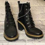 A New Day Black Lace Up Women's Boots Photo 0