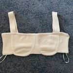 We Wore What Danielle Bernstein  Sweater bralette crop top Photo 3