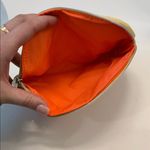 Ipsy World Traveler Passport Stamp Makeup Travel Bag Yellow Photo 2