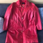 Jones New York 🩷 SOLD 🩷 SIGNATURE Coral/Red Trench Size L Photo 2