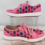 TRAQ by Alegria Sneaq Sneakers Pink Sugar Skulls Day of the Dead Whimsigoth 40 Size 9.5 Photo 2