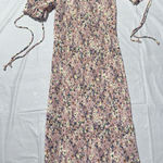 Timing Women’s  Los Angels Small Pink Stretch Floral Dress NEW Photo 0
