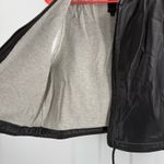 R&R Surplus Leather Vest Size Medium Womens Black/Brown Gray Cinch Waist Soft Black Photo 13