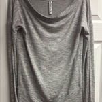 Athleta  Studio Barre Modal Off-The-Shoulder Sweatshirt Size Small Photo 0