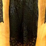 H&M  black lace and mesh body con dress Photo 15