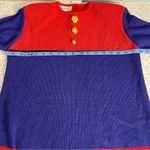 Neiman Marcus Vintage NWT  Ami Knits Color Block 90’s Knit Sweater Dress Size 12 Photo 4