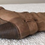 Anthropologie SixtySeven 67 Martingale Bow Leather Riding Boots Brown Women's Photo 7