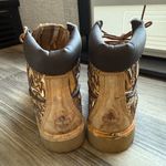 Timberland RARE Brown Patterned Combat Boots size 5.5 Photo 1